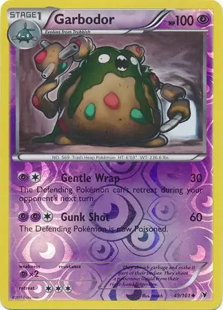 Noble Victories Garbodor #49/101 reverse holo